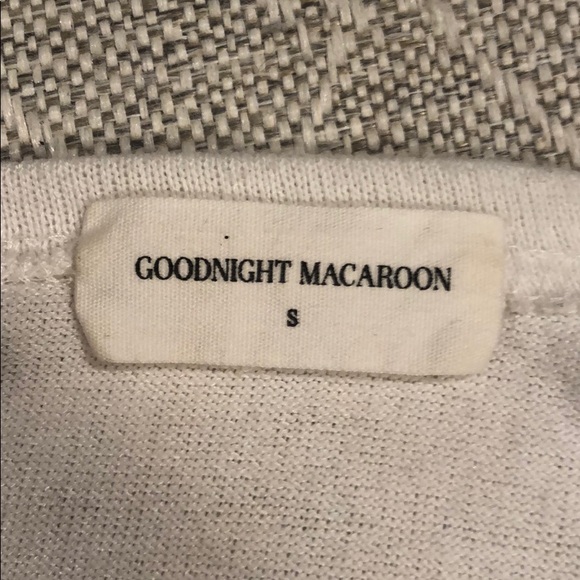 Goodnight Macaroon Colorblock Cardigan NWOT - Picture 6 of 6